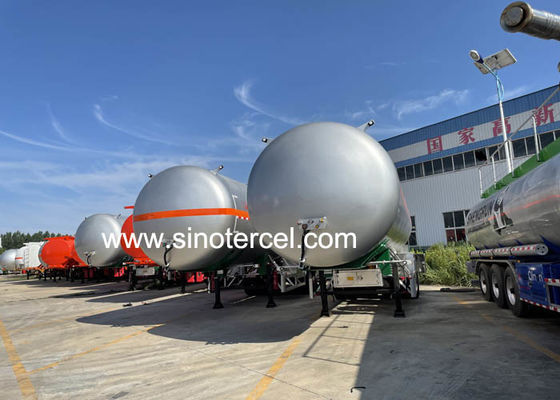 3एक्सल ईंधन टैंक सेमी ट्रेलर 30CBM-60CBM पानी टैंकर सेमी ट्रेलर