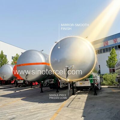 3एक्सल ईंधन टैंक सेमी ट्रेलर 30CBM-60CBM पानी टैंकर सेमी ट्रेलर