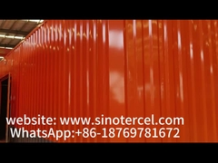 3-अक्षीय उच्च-शक्ति बॉक्स कार्गो अर्ध-ट्रेलर जिसमें भारी भार सहन क्षमता है